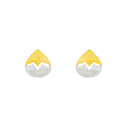 DewDrop 1 micron gold plated silver earrings
